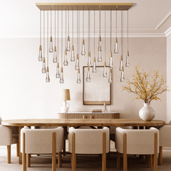 Franing SHOP ALL,crystal chandelier,Ceiling,Island counter/dining room Soltaire Linear Chandelier 37'' 50'' 70'' 87"W 120"W