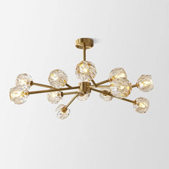 Franing SHOP ALL，crystal chandelier，Chandelier Crystal Ball Round Cluster Chandelier