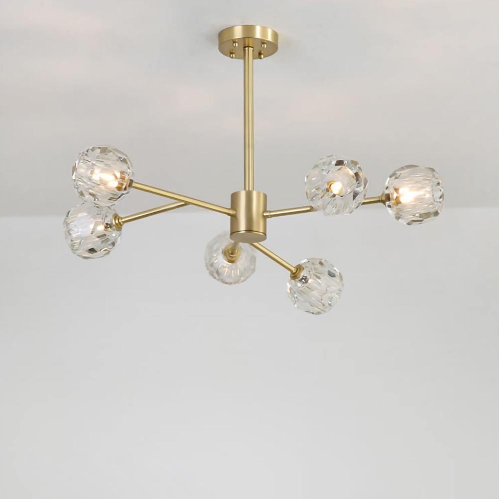Franing SHOP ALL，crystal chandelier，Chandelier Crystal Ball Round Cluster Chandelier