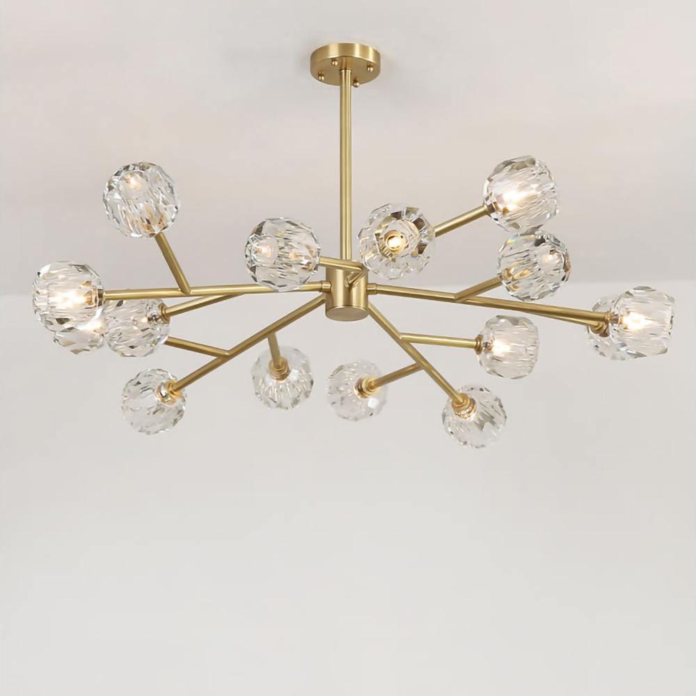 Franing SHOP ALL，crystal chandelier，Chandelier Crystal Ball Round Cluster Chandelier