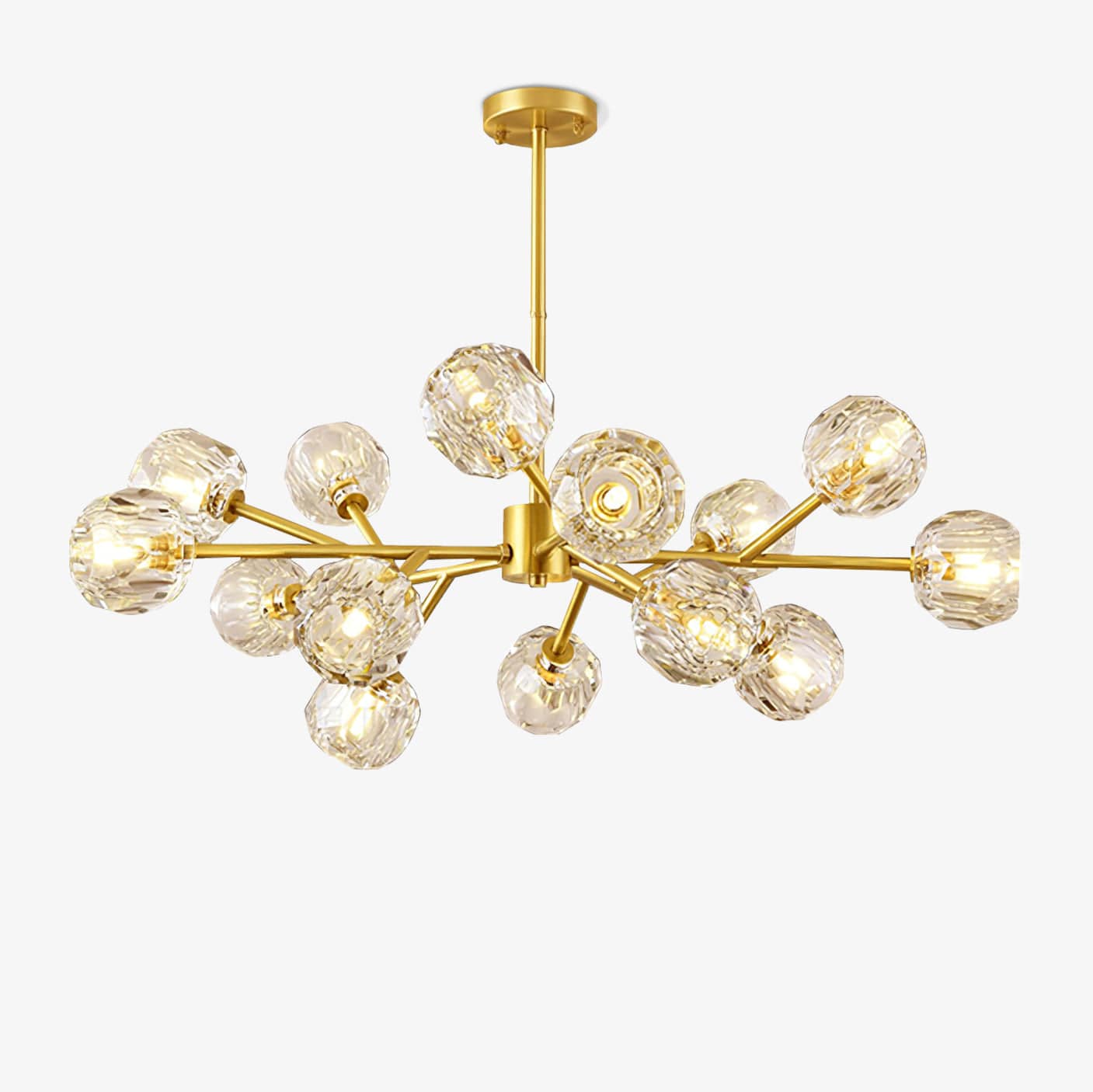 Franing SHOP ALL，crystal chandelier，Chandelier Crystal Ball Round Cluster Chandelier