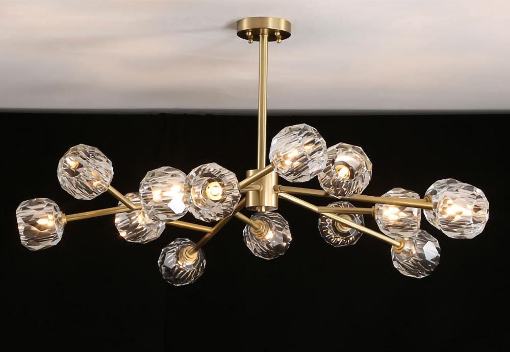Franing SHOP ALL，crystal chandelier，Chandelier Crystal Ball Round Cluster Chandelier