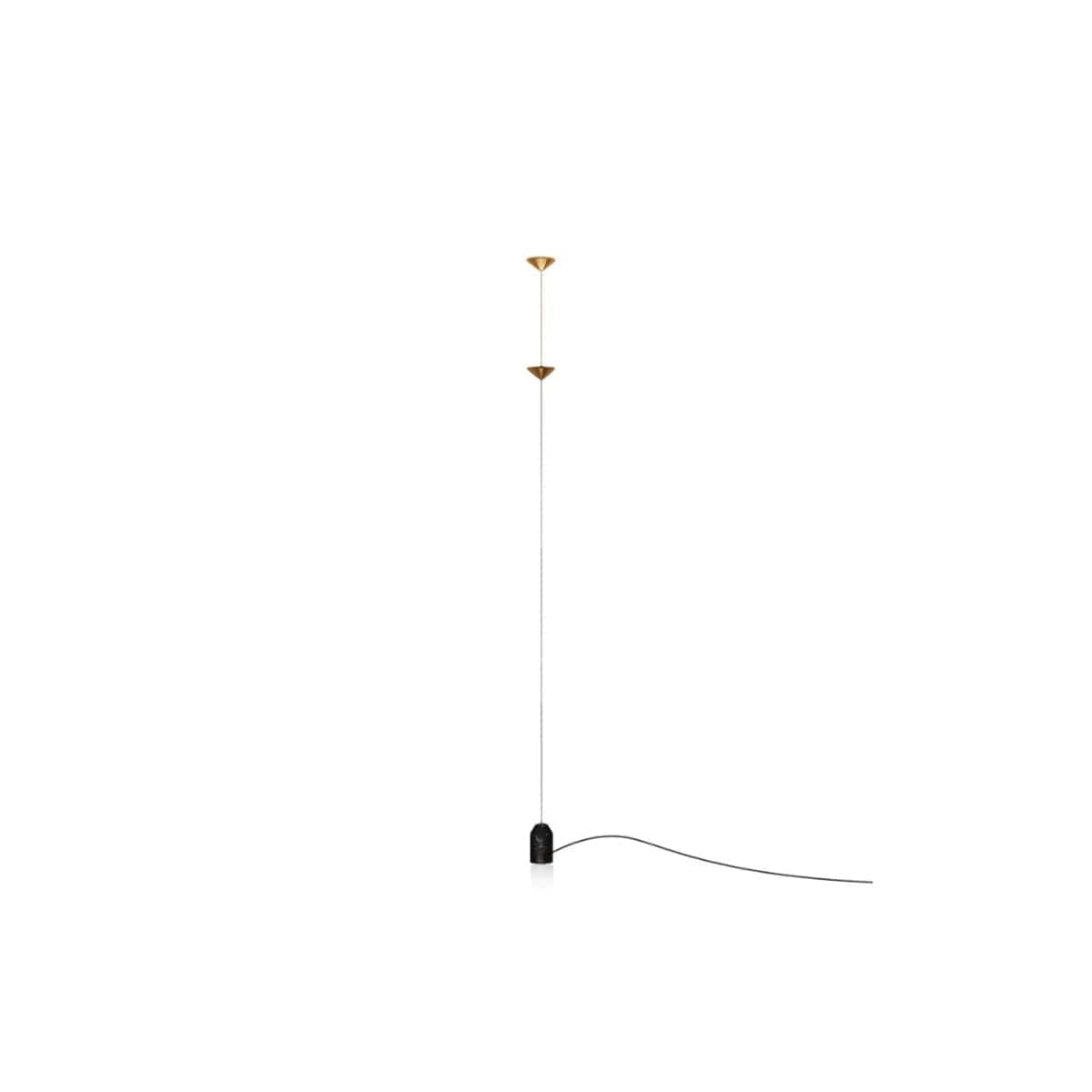 Franing SHOP ALL,floor，artistic，Ceiling 1Head Gold Plug Linear Pendant Floor-to-Ceiling Lamp