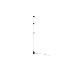 Franing SHOP ALL,floor，artistic，Ceiling 2Head Black Plug Linear Pendant Floor-to-Ceiling Lamp
