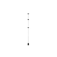 Franing SHOP ALL,floor，artistic，Ceiling 2Head Black Wiring Linear Pendant Floor-to-Ceiling Lamp