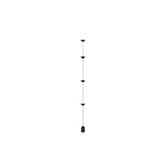 Franing SHOP ALL,floor，artistic，Ceiling 3Head Black Wiring Linear Pendant Floor-to-Ceiling Lamp