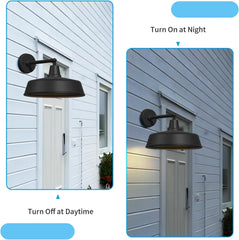 Franing SHOP ALL,WALL,BARN，Metal wall light 2-Pack Outdoor Wall Lights – Modern Farmhouse Straight Arm Barn Sconces