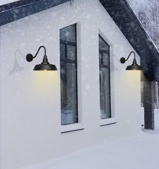 Franing SHOP ALL,WALL,BARN，Metal wall light Dusk to Dawn Barn Light Large Size,Outdoor Waterproof Gooseneck Barn Light