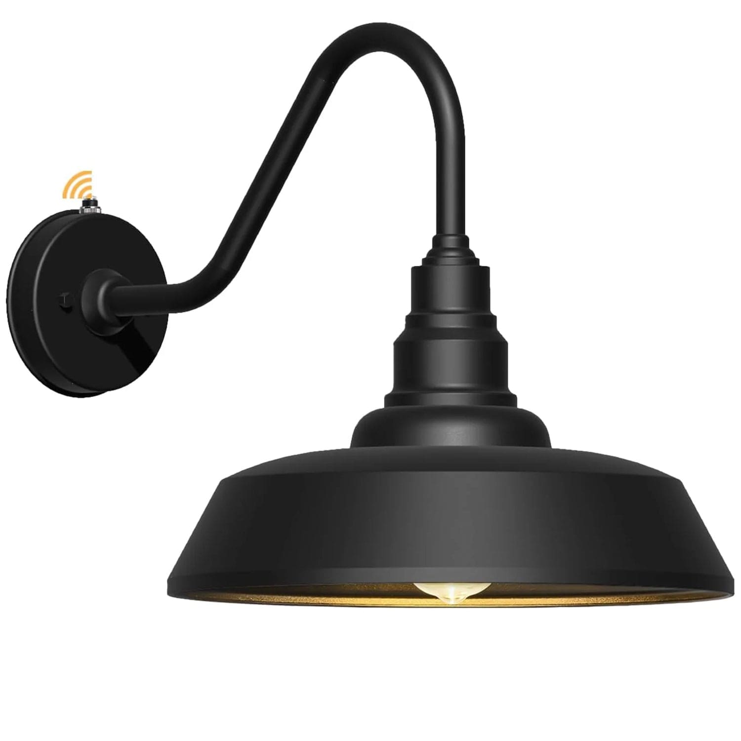 Franing SHOP ALL,WALL,BARN，Metal wall light Dusk to Dawn Barn Light Large Size,Outdoor Waterproof Gooseneck Barn Light