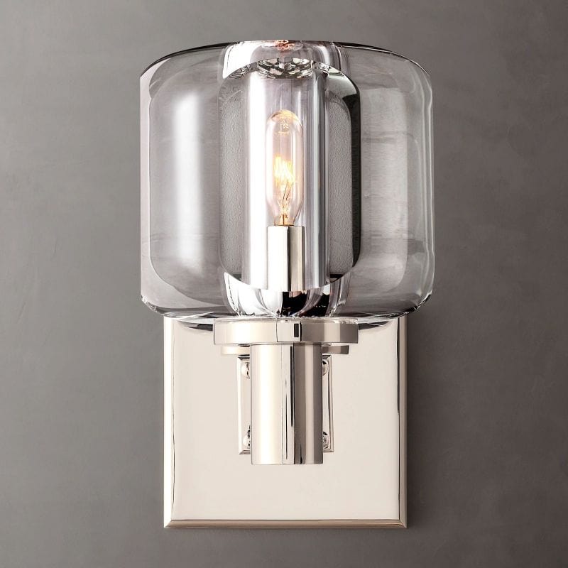 Franing shop all .wall .Crystal wall lamp Satin Nickel Gindy Crystal Sconce