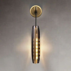 Franing shop all .wall .Crystal wall lamp Smoke Audrey Crystal Grand Wall Sconce