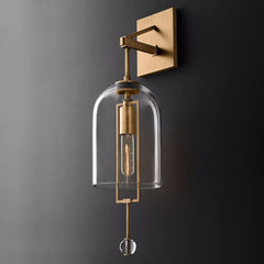 Franing shop all .wall ，glass wall light Cora Sconce 23"H