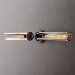 Franing shop all .wall ，glass wall light Lambert Knurled Grand Linear Sconce