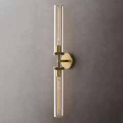 Franing shop all .wall ，glass wall light Lambert Knurled Grand Linear Sconce