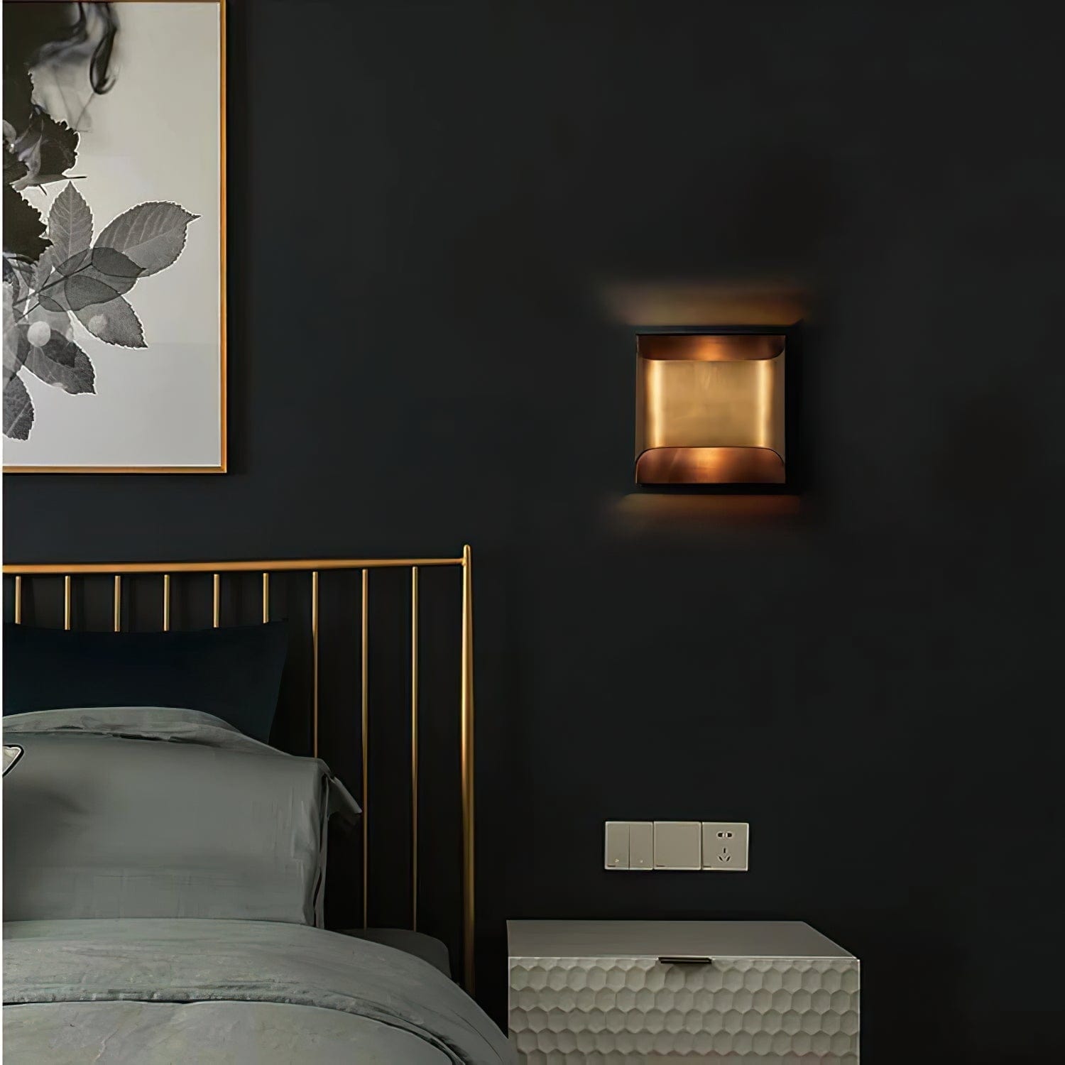 Franing Wall,Metal wall light,SHOP ALL Leclerc Brass Wall Lamp