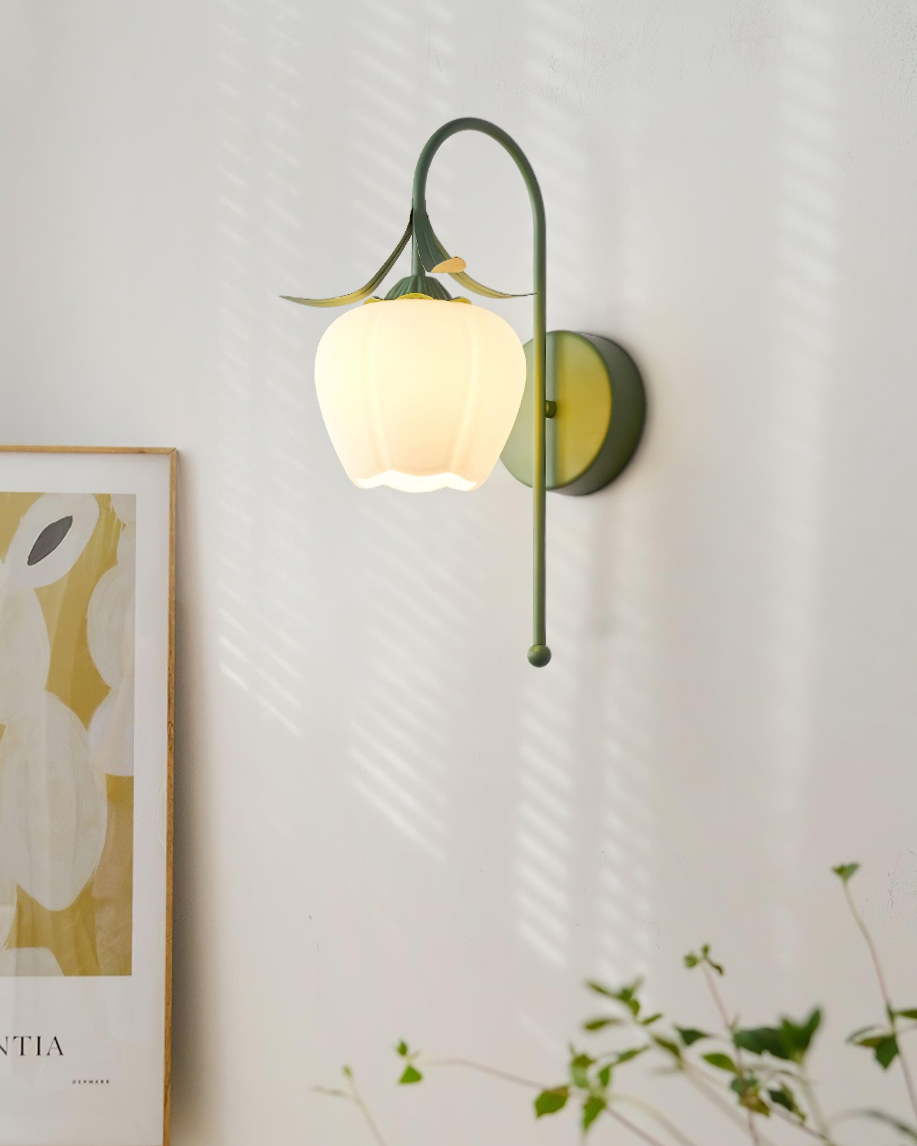 Franing Wall,SHOP ALL,glass wall light Luna Flower Wall Lamp