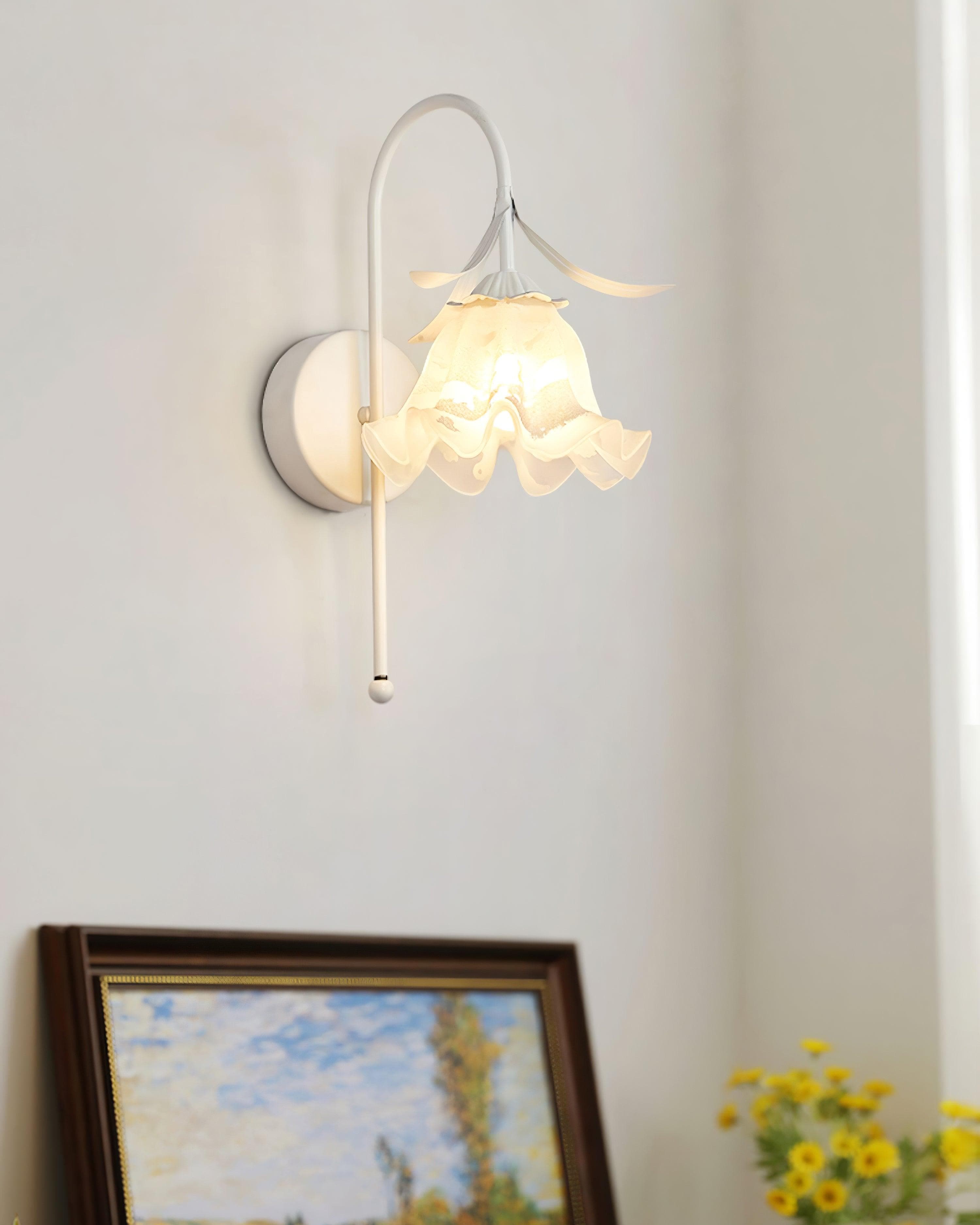 Franing Wall,SHOP ALL,glass wall light Luna Flower Wall Lamp