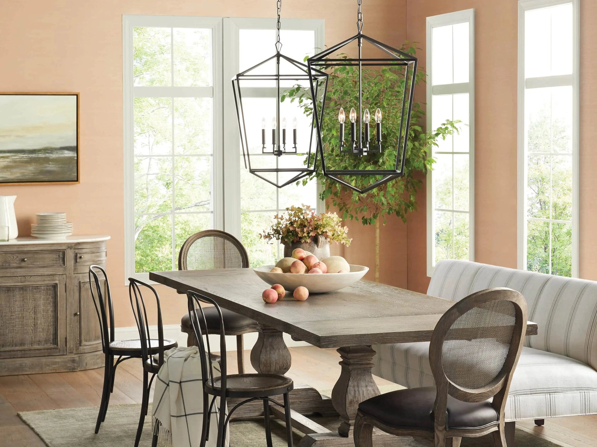Garnet 33" Chandelier by Franing - Chandelier,SHOP ALL,metal chandelier,Farmhouse