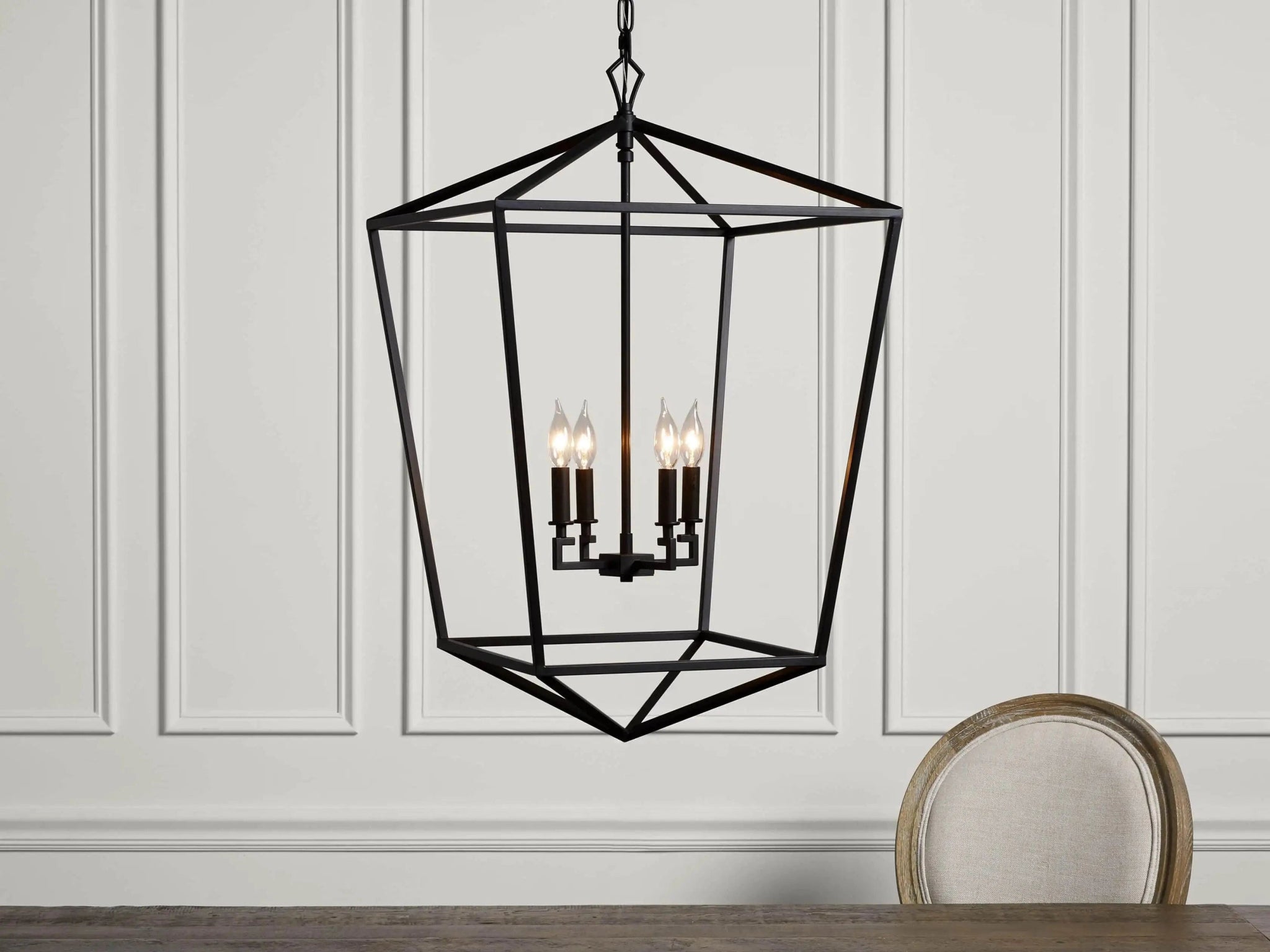 Garnet 33" Chandelier by Franing - Chandelier,SHOP ALL,metal chandelier,Farmhouse