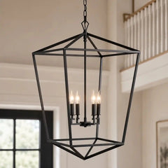 Garnet 33" Open Frame Chandelier - Modern Farmhouse Light by Franing - Chandelier,SHOP ALL,metal chandelier,Farmhouse