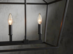 Garnet 41" Rectangular Chandelier by Franing - Chandelier,SHOP ALL,metal chandelier,Farmhouse