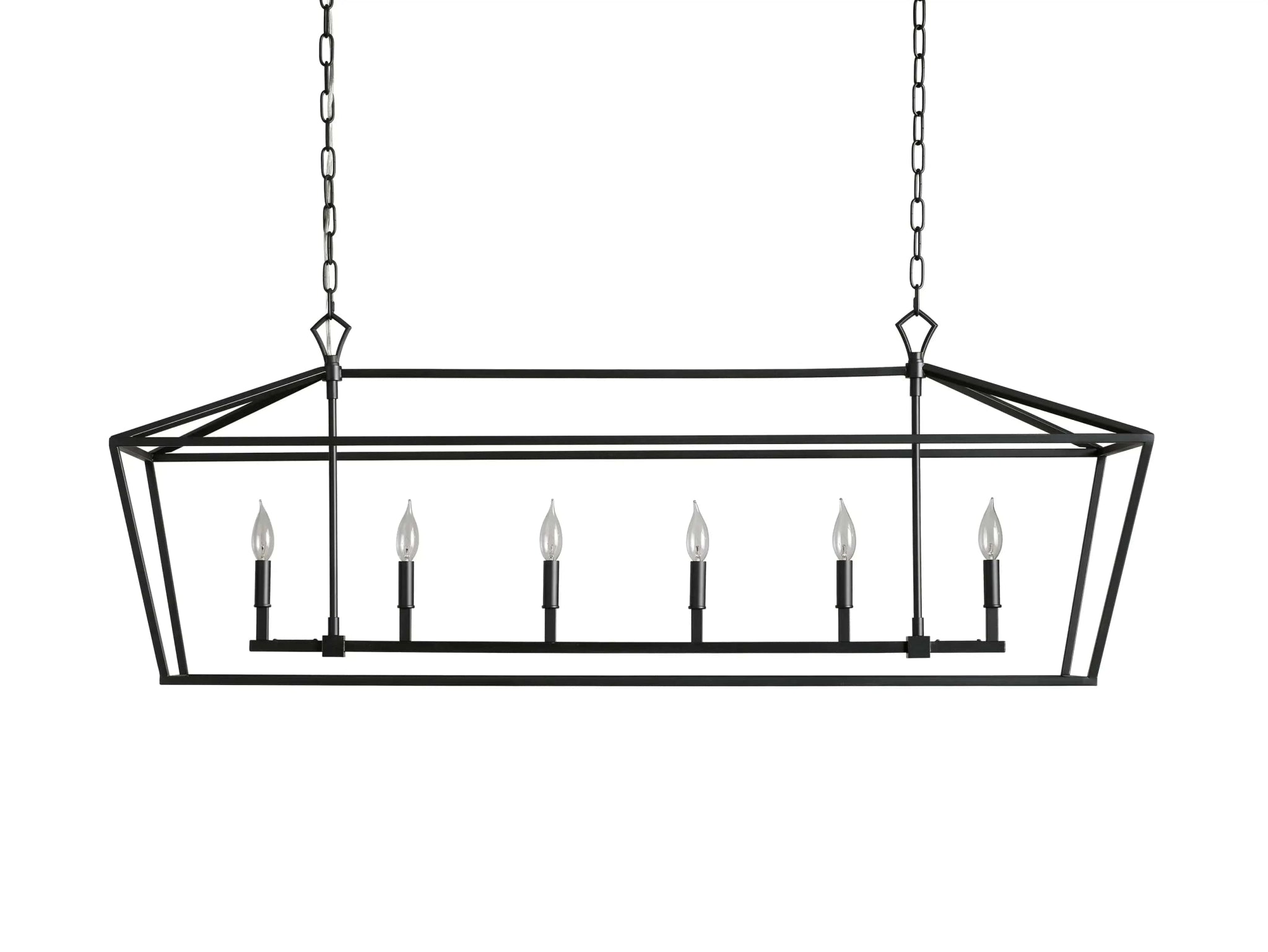 Garnet 54" Rectangular Chandelier by Franing - Chandelier,SHOP ALL,metal chandelier,Farmhouse