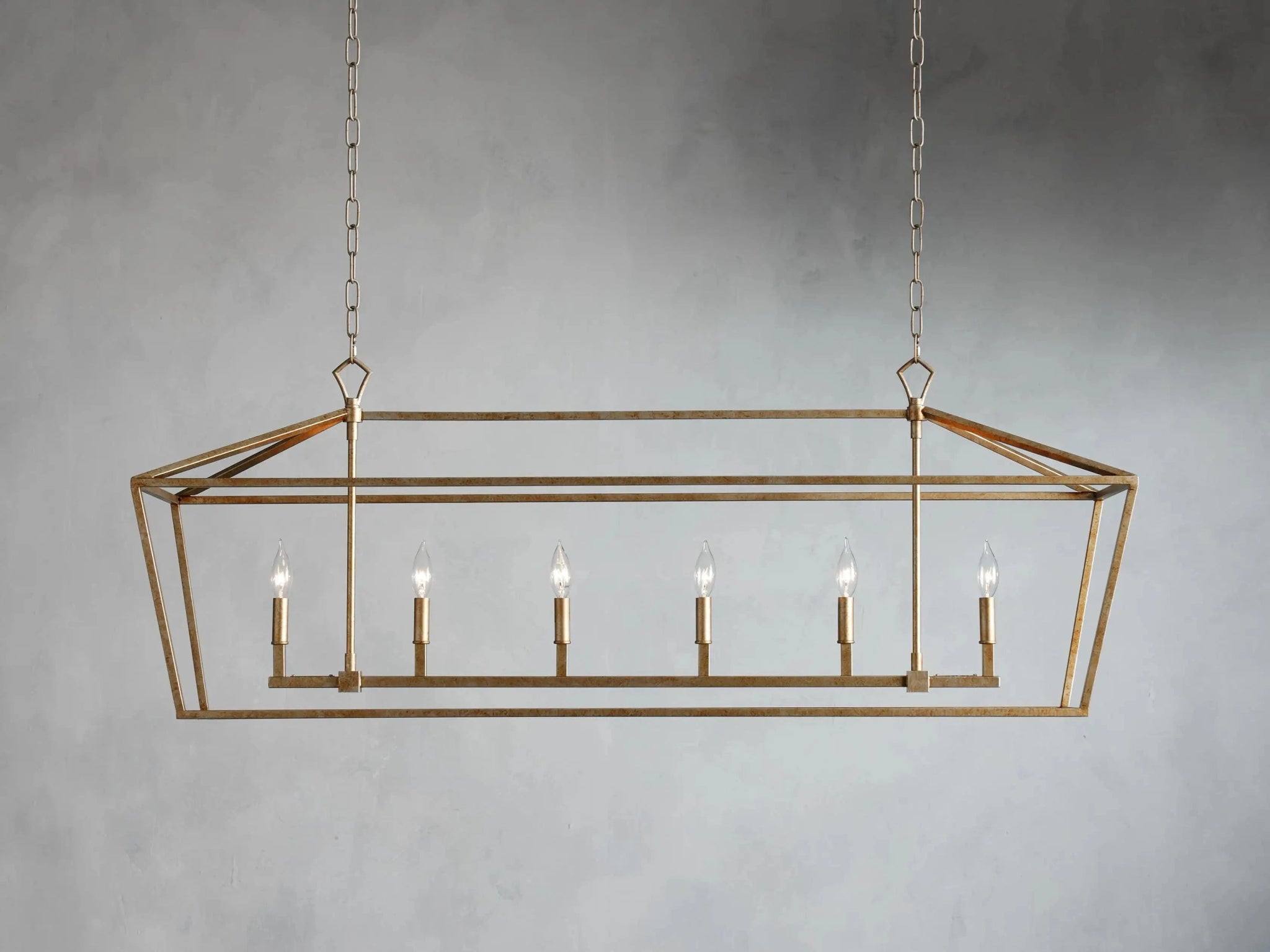 Garnet 54" Rectangular Chandelier by Franing - Chandelier,SHOP ALL,metal chandelier,Farmhouse