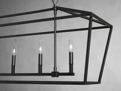 Garnet 54" Rectangular Chandelier by Franing - Chandelier,SHOP ALL,metal chandelier,Farmhouse