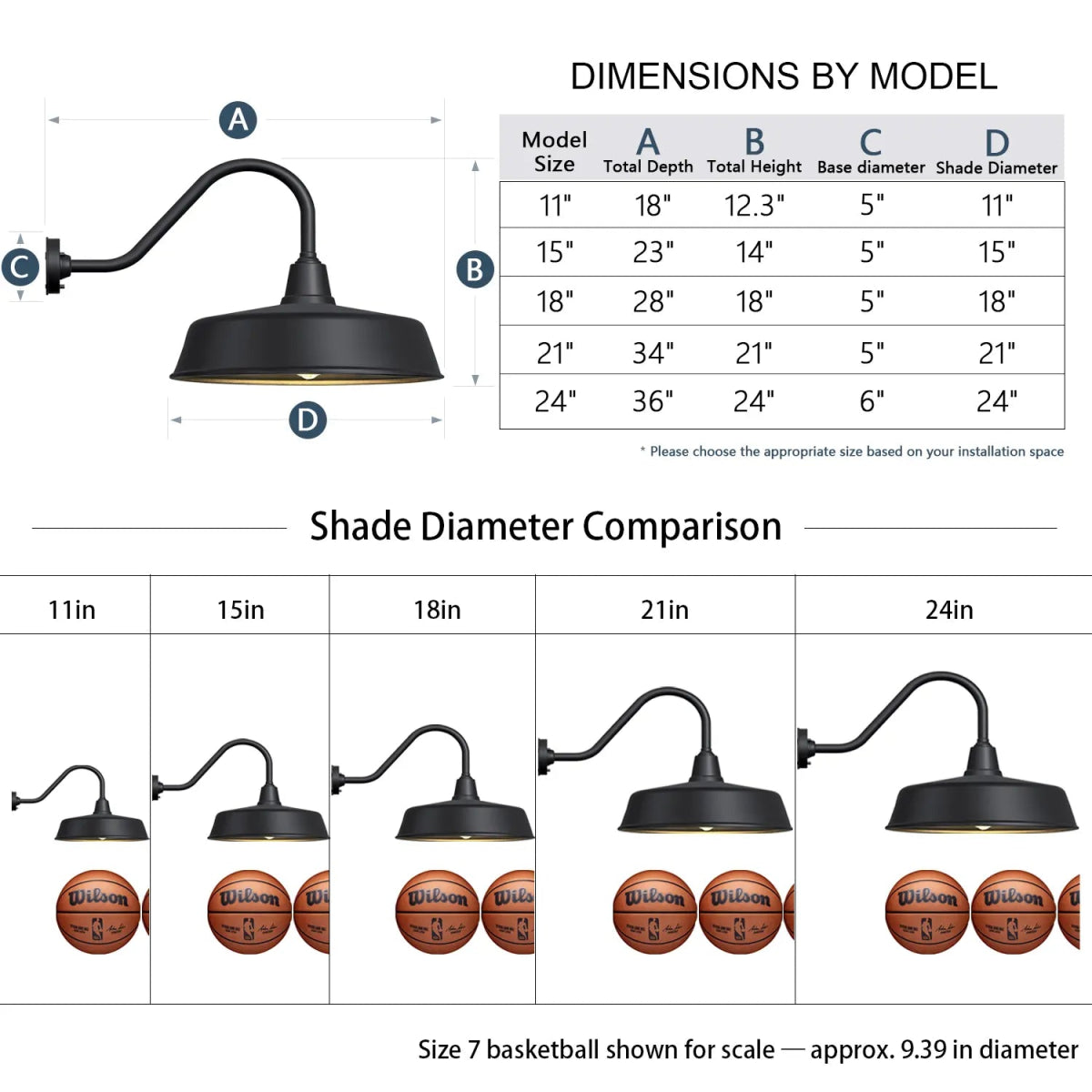 Gooseneck Barn Lights 2 - Pack – Dusk to Dawn Outdoor Wall Fixtures Matte Black by Franing - SHOP ALL,WALL,BARN