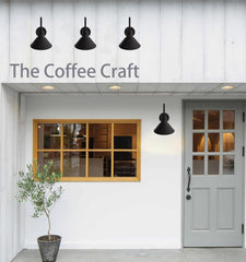 Gooseneck Outdoor Sign Light – Classic Farmhouse Style for Wall or Storefront by Franing - SHOP ALL,WALL,BARN，Metal wall light