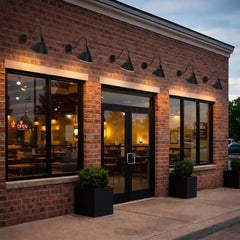 Gooseneck Outdoor Sign Light – Classic Farmhouse Style for Wall or Storefront by Franing - SHOP ALL,WALL,BARN，Metal wall light