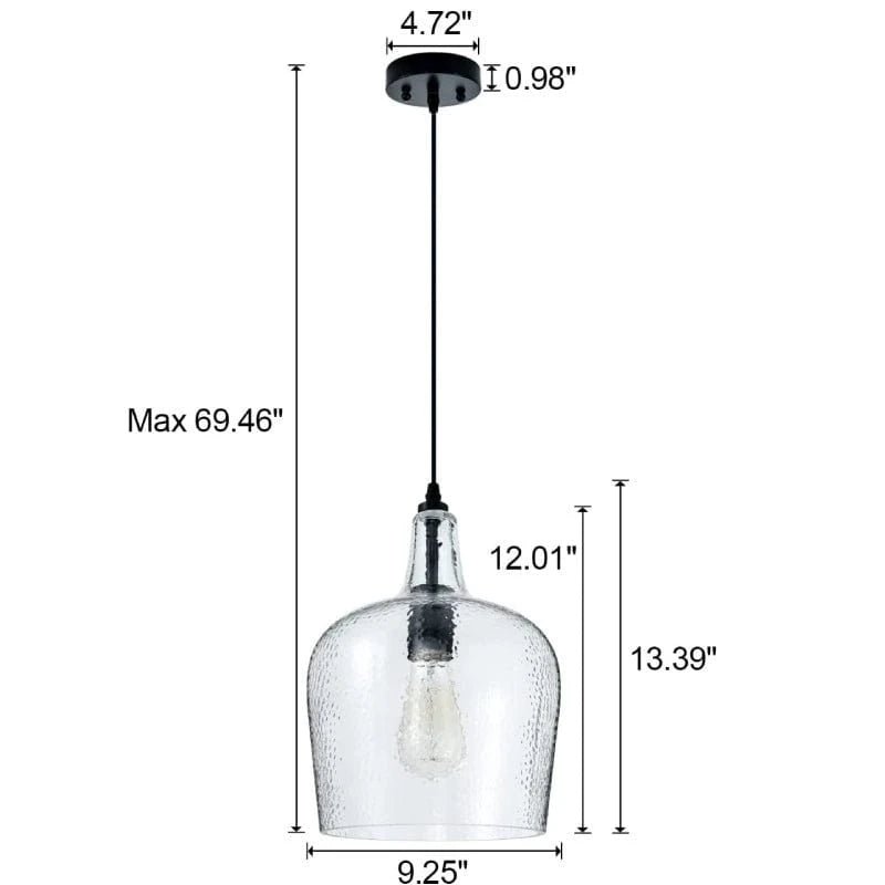 Hammered Glass Pendant Light by Franing - SHOP ALL，pendant，glass chandelier