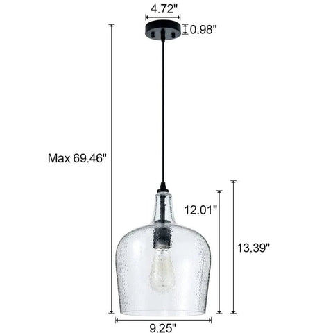 Hammered Glass Pendant Light by Franing - SHOP ALL，pendant，glass chandelier
