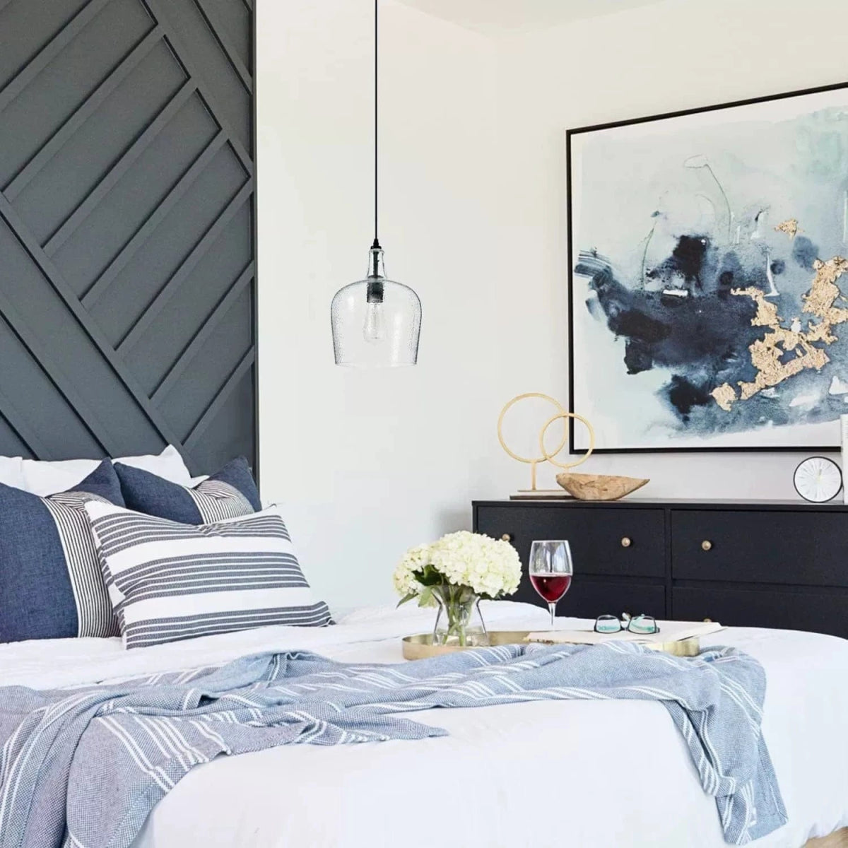 Hammered Glass Pendant Light by Franing - SHOP ALL，pendant，glass chandelier