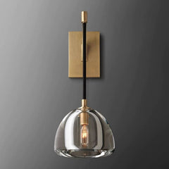 Hemisphere Sconce by Franing - shop all .wall .Crystal wall lamp