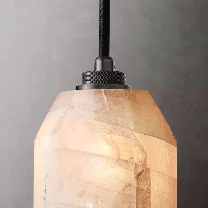 Huxley Calcite Alabaster Pendant by Franing - SHOP ALL,pendant,Alabaster