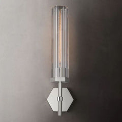 Lambert Hexagonal Grand Sconce by Franing - shop all .wall .Crystal wall lamp