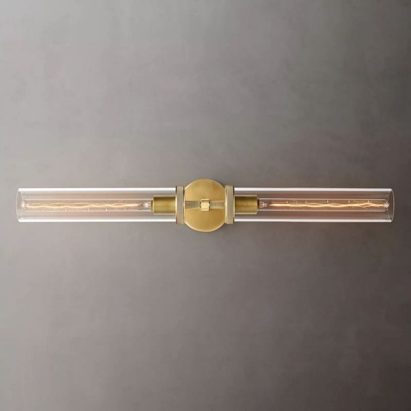 Lambert Knurled Grand Linear Sconce by Franing - shop all .wall ，glass wall light