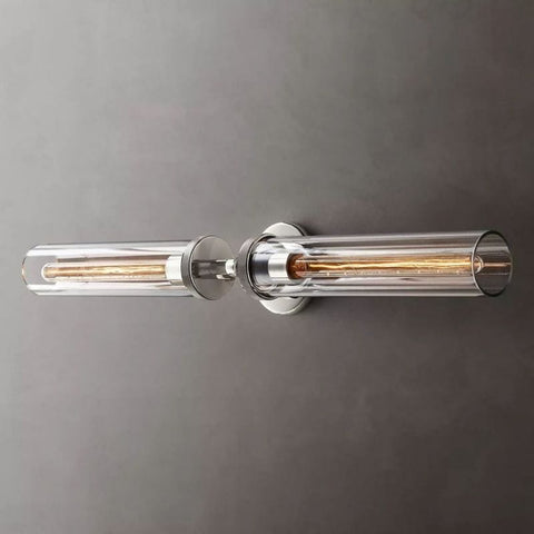Lambert Knurled Grand Linear Sconce by Franing - shop all .wall ，glass wall light