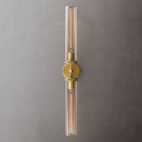 Lambert Knurled Grand Linear Sconce by Franing - shop all .wall ，glass wall light
