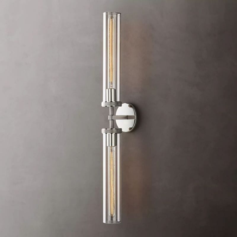 Lambert Knurled Grand Linear Sconce by Franing - shop all .wall ，glass wall light