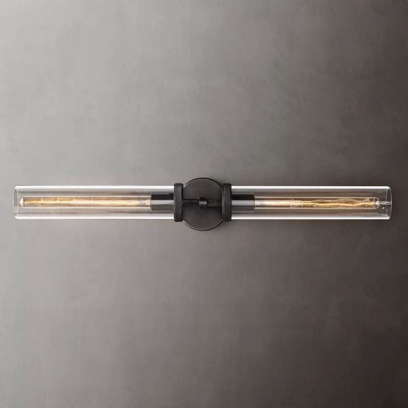 Lambert Knurled Grand Linear Sconce by Franing - shop all .wall ，glass wall light