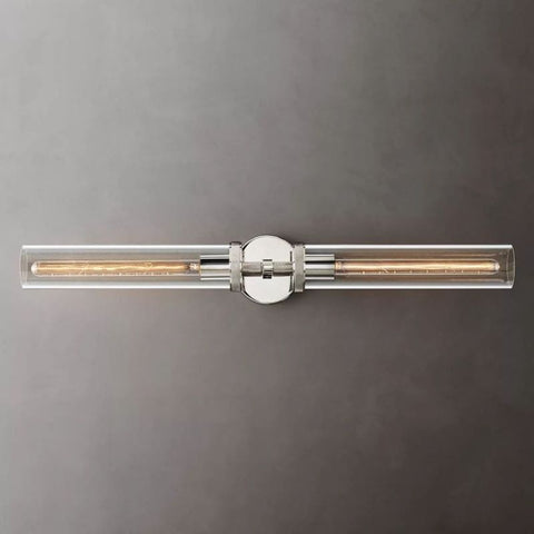 Lambert Knurled Grand Linear Sconce by Franing - shop all .wall ，glass wall light