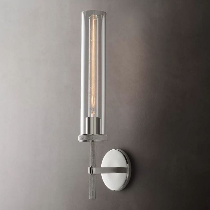 Lambert Knurled Grand Sconce by Franing - shop all .wall，glass wall light