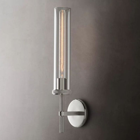Lambert Knurled Grand Sconce by Franing - shop all .wall，glass wall light
