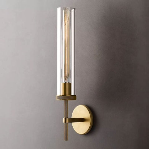 Lambert Knurled Grand Sconce by Franing - shop all .wall，glass wall light