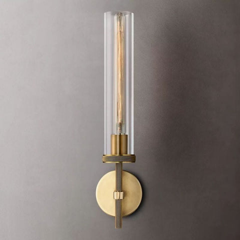 Lambert Knurled Grand Sconce by Franing - shop all .wall，glass wall light
