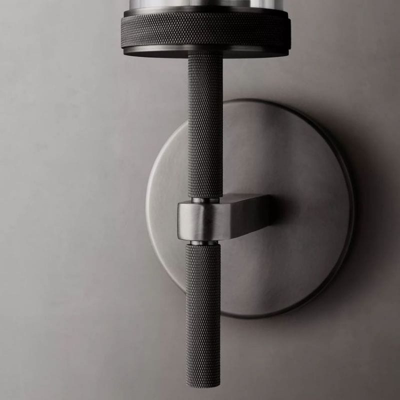 Lambert Knurled Grand Sconce by Franing - shop all .wall，glass wall light