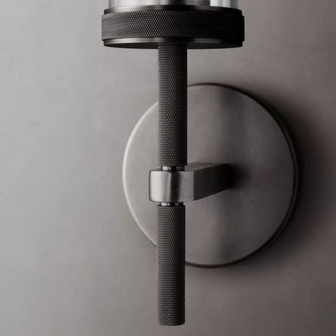 Lambert Knurled Grand Sconce by Franing - shop all .wall，glass wall light