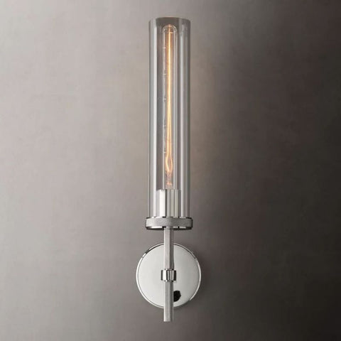 Lambert Knurled Grand Sconce by Franing - shop all .wall，glass wall light